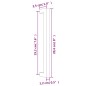 vidaXL Möbelgriffe 10 Stk. Bronzen 192 mm Edelstahl vidaXL Möbelgriffe 10 Stk. Bronzen 192 mm Edelstahl