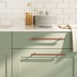 vidaXL Möbelgriffe 10 Stk. Bronzen 224 mm Edelstahl vidaXL Möbelgriffe 10 Stk. Bronzen 224 mm Edelstahl