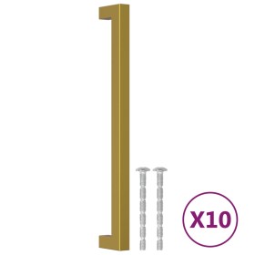 vidaXL Möbelgriffe 10 Stk. Golden 224 mm Edelstahl