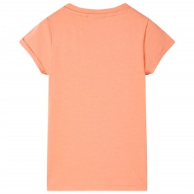 Kinder-T-Shirt Pfirsichfarbe 92
