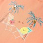 Kinder-T-Shirt Pfirsichfarbe 116 Kinder-T-Shirt Pfirsichfarbe 116