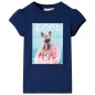 Kinder-T-Shirt Marineblau 128 Kinder-T-Shirt Marineblau 128