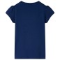 Kinder-T-Shirt Marineblau 128 Kinder-T-Shirt Marineblau 128