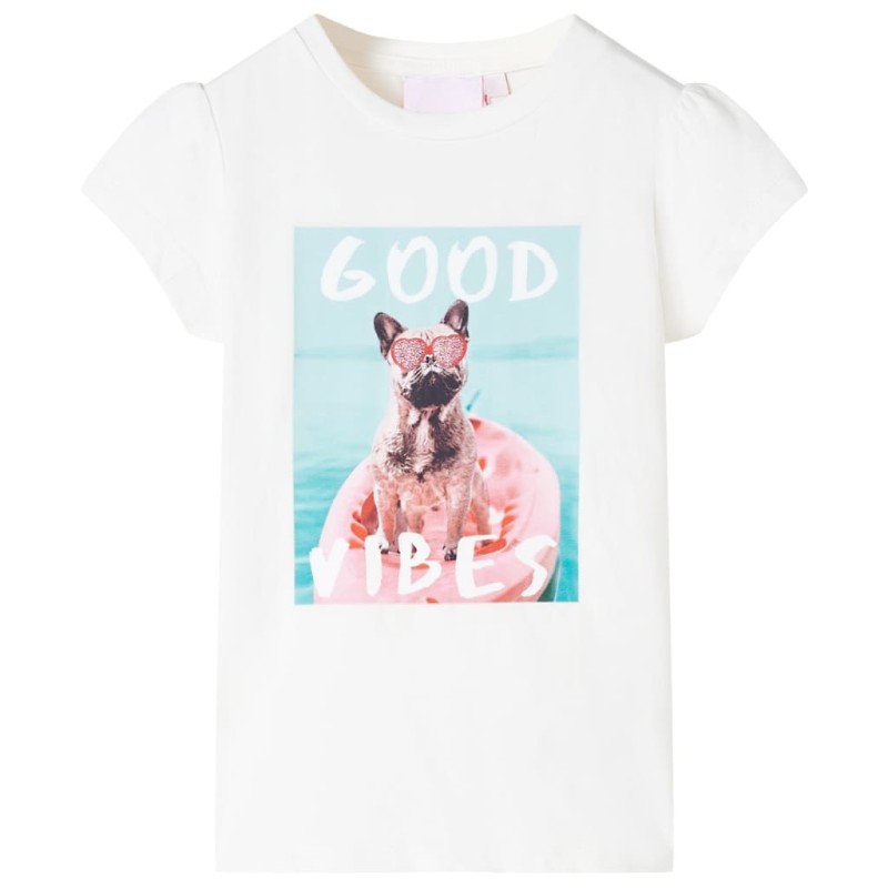 Kinder-T-Shirt Ecru 104 Kinder-T-Shirt Ecru 104