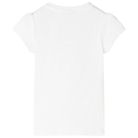 Kinder-T-Shirt Ecru 104