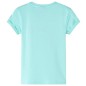 Kinder-T-Shirt Helles Minzgrün 92 Kinder-T-Shirt Helles Minzgrün 92