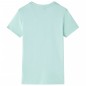 Kinder-T-Shirt Helles Minzgrün 140 Kinder-T-Shirt Helles Minzgrün 140