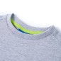 Kinder-Langarmshirt Grau Melange 92 Kinder-Langarmshirt Grau Melange 92