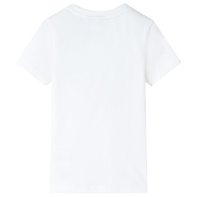 Kinder-T-Shirt Ecru 116