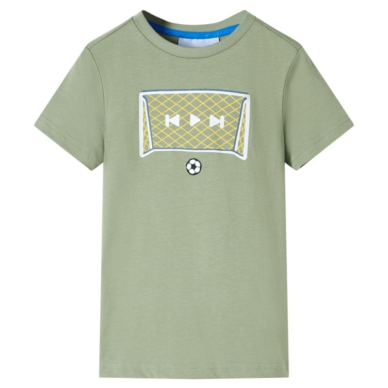 Kinder-T-Shirt Helles Khaki 128 Kinder-T-Shirt Helles Khaki 128