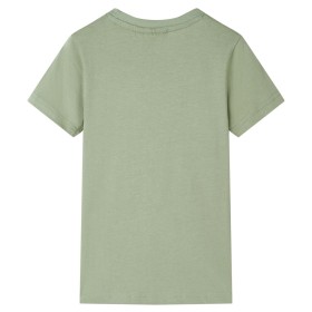 Kinder-T-Shirt Helles Khaki 128