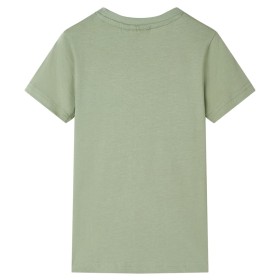 Kinder-T-Shirt Helles Khaki 104