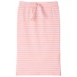 Kinderrock mit Streifen Gerade Rosa 128