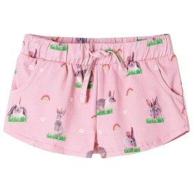 Kindershorts mit Kordelzug Hellrosa 128