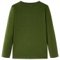 Kinder-Langarmshirt Dunkles Khaki 128 Kinder-Langarmshirt Dunkles Khaki 128