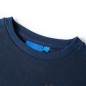 Kinder-Sweatshirt Marineblau Melange 140 Kinder-Sweatshirt Marineblau Melange 140
