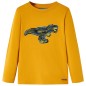 Kinder-Langarmshirt Ocker 128 Kinder-Langarmshirt Ocker 128