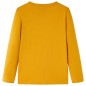 Kinder-Langarmshirt Ocker 128 Kinder-Langarmshirt Ocker 128