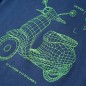Kinder-T-Shirt Dunkelblau 104 Kinder-T-Shirt Dunkelblau 104