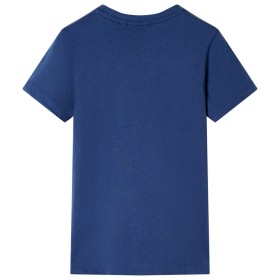 Kinder-T-Shirt Dunkelblau 128