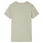 Kinder-T-Shirt Helles Khaki 128 Kinder-T-Shirt Helles Khaki 128