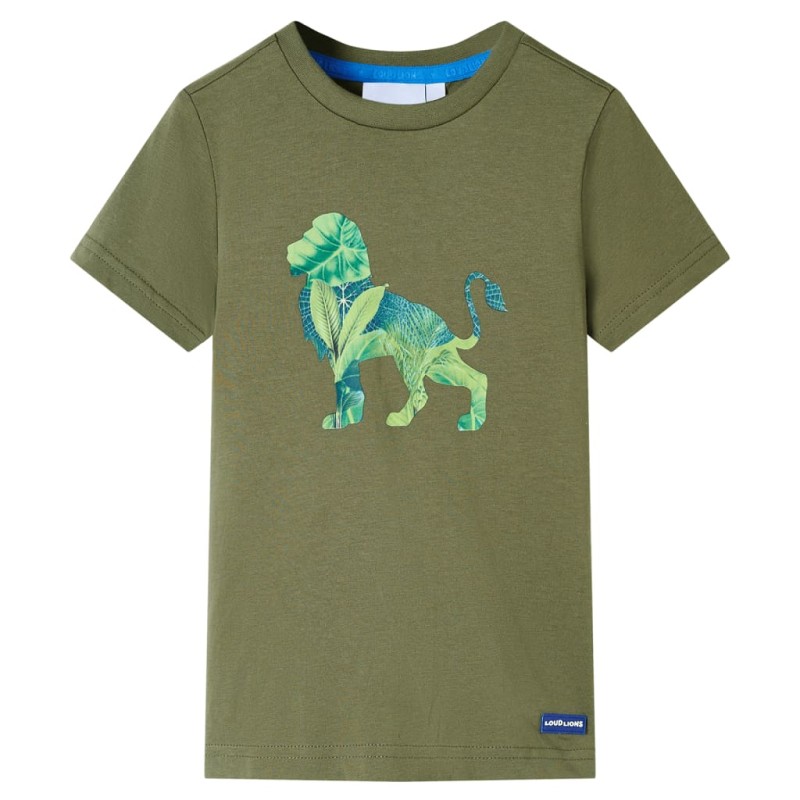 Kinder-T-Shirt Khaki 104 Kinder-T-Shirt Khaki 104