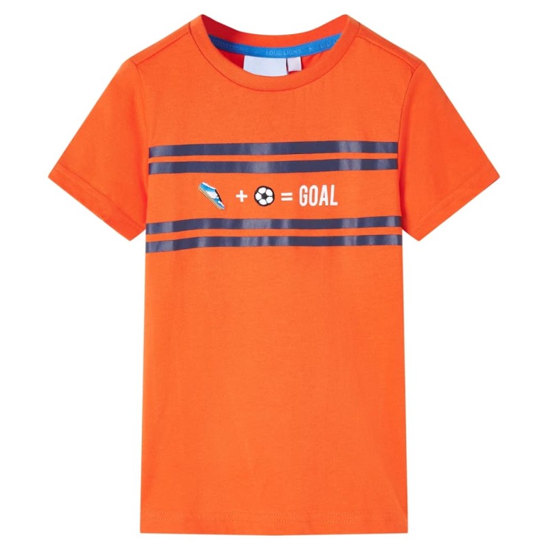 Kinder-T-Shirt Dunkelorange 140 Kinder-T-Shirt Dunkelorange 140