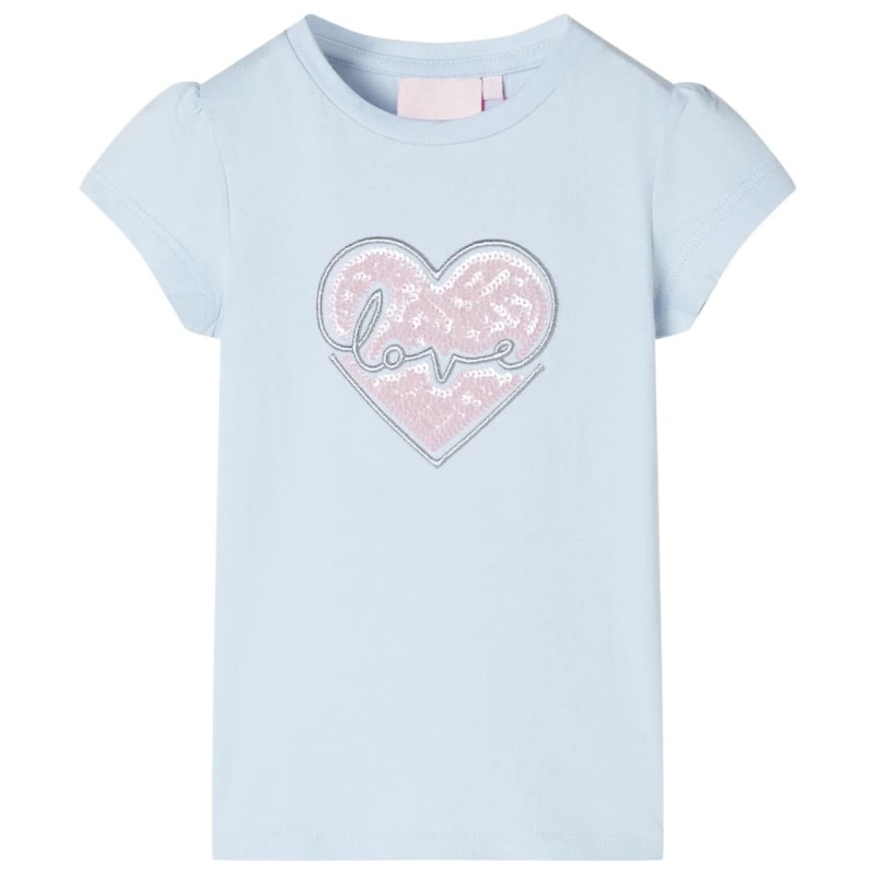 Kinder-T-Shirt Hellblau 104 Kinder-T-Shirt Hellblau 104
