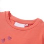 Kinder-T-Shirt mit Rüschenärmeln Korallenrosa 92 Kinder-T-Shirt mit Rüschenärmeln Korallenrosa 92