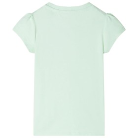 Kinder-T-Shirt mit Flügelärmeln Zartgrün 92