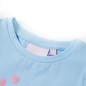 Kinder-T-Shirt mit Rüschenärmeln Hellblau 128 Kinder-T-Shirt mit Rüschenärmeln Hellblau 128
