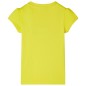 Kinder-T-Shirt mit Flügelärmeln Knallgelb 140 Kinder-T-Shirt mit Flügelärmeln Knallgelb 140