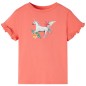 Kinder-Kurzarmshirt Korallenrosa 104 Kinder-Kurzarmshirt Korallenrosa 104