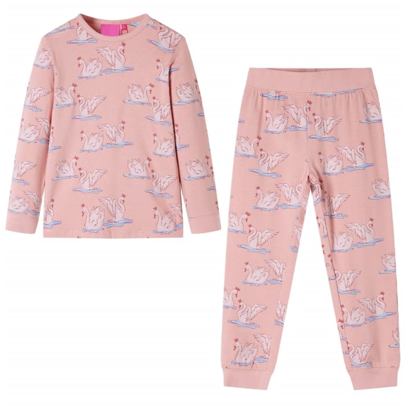 Kinderpyjama mit Langen Ärmeln Hellrosa 140 Kinderpyjama mit Langen Ärmeln Hellrosa 140