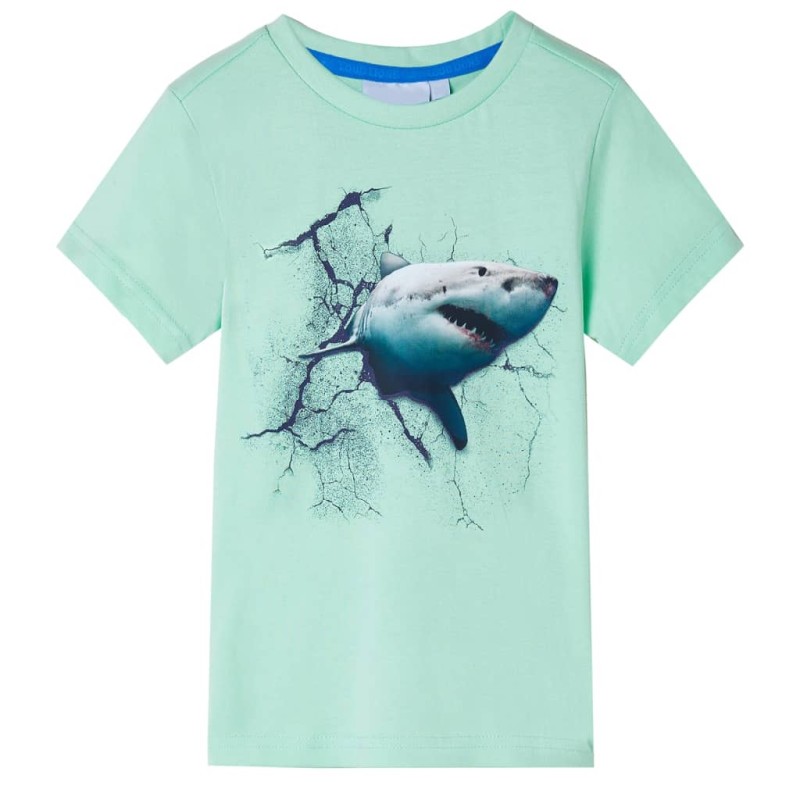 Kinder-T-Shirt Hellgrün 128 Kinder-T-Shirt Hellgrün 128