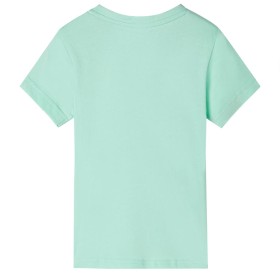 Kinder-T-Shirt Hellgrün 92