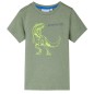 Kinder-Kurzarmshirt Helles Khaki 92 Kinder-Kurzarmshirt Helles Khaki 92