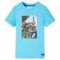 Kinder-T-Shirt Aquablau 92 Kinder-T-Shirt Aquablau 92