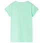 Kinder-T-Shirt Knallgrün 128 Kinder-T-Shirt Knallgrün 128