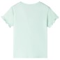 Kinder-T-Shirt Helles Minzgrün 116 Kinder-T-Shirt Helles Minzgrün 116