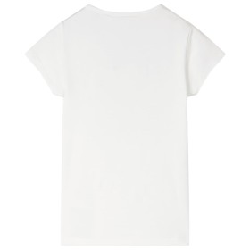 Kinder T-Shirt Ecru 128