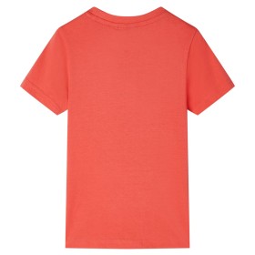 Kinder-T-Shirt Hellrot 128