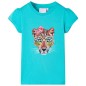 Kinder-T-Shirt Minzgrün 128 Kinder-T-Shirt Minzgrün 128