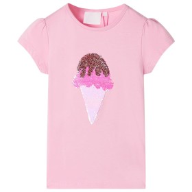 Kinder-T-Shirt Hellrosa 140