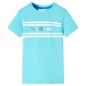 Kinder-T-Shirt Aquablau 128 Kinder-T-Shirt Aquablau 128