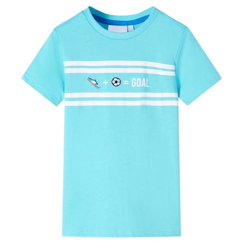 Kinder-T-Shirt Aquablau 104 Kinder-T-Shirt Aquablau 104