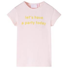 Kinder-T-Shirt Zartrosa 92