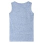 Kinder-Tanktop Blau Melange 104 Kinder-Tanktop Blau Melange 104