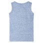 Kinder-Tanktop Blau Melange 128 Kinder-Tanktop Blau Melange 128