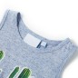Kinder-Tanktop Blau Melange 128 Kinder-Tanktop Blau Melange 128